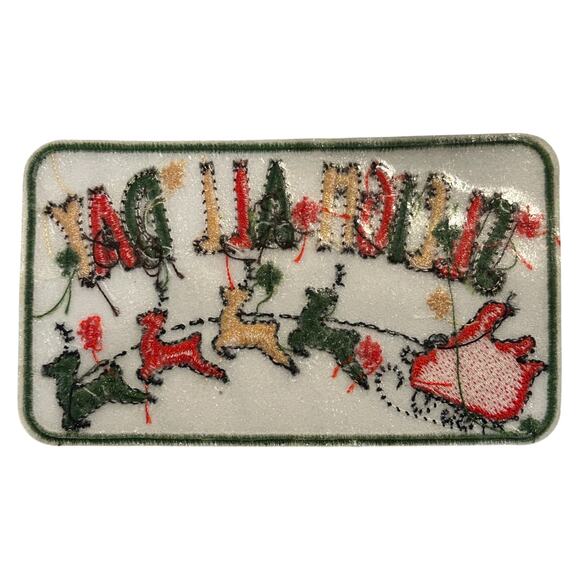 Sleigh All Day Iron On Patch - Picture 3 of 3